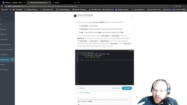 Dictionaries - Removing Dictionary Key - Challenge #1 смотреть онлайн