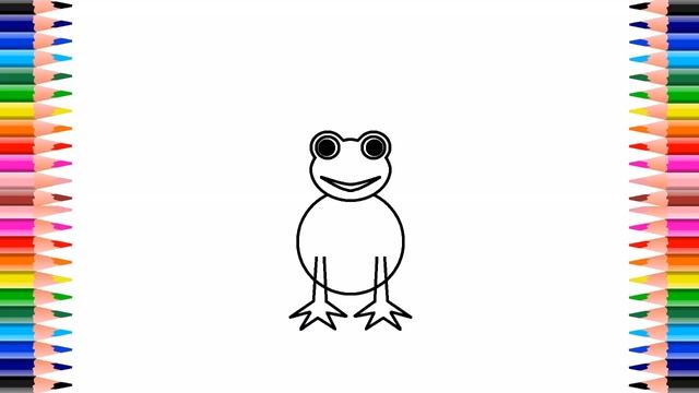 HOW TO DRAW A FROG KAKO NACRTATI ŽABU смотреть онлайн