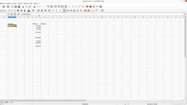 Come fare la somma automatica su Libre Office Calc смотреть онлайн