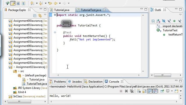 Getting started with jUnit смотреть онлайн