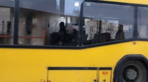 В автобусе. Нефтеюганск АХ 154 86, МАЗ-103.075, Маршрут № 3к