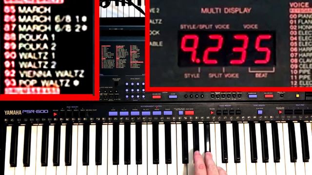 * DEMO: Yamaha PSR 600/500/400 styles - PART 3/3 смотреть онлайн