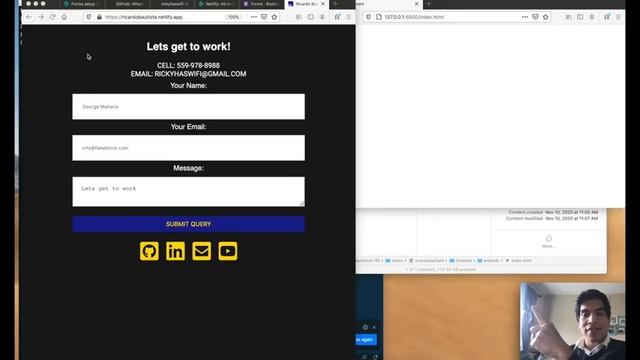 Envia Email con Formulario de contacto HTML (No se ocupa PHP y es gratis!) смотреть онлайн