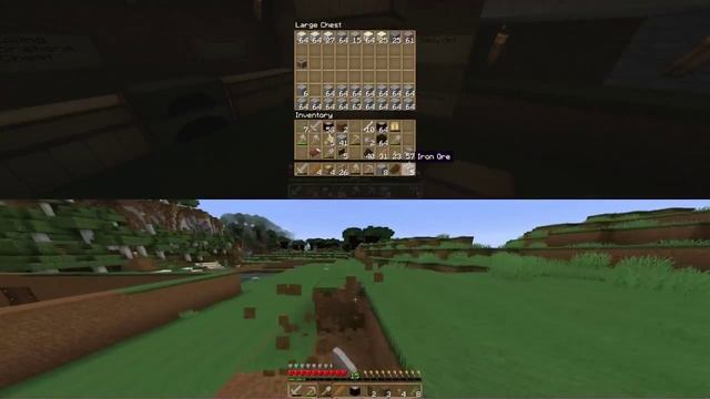 PC Splitscreen Survival Minecraft смотреть онлайн
