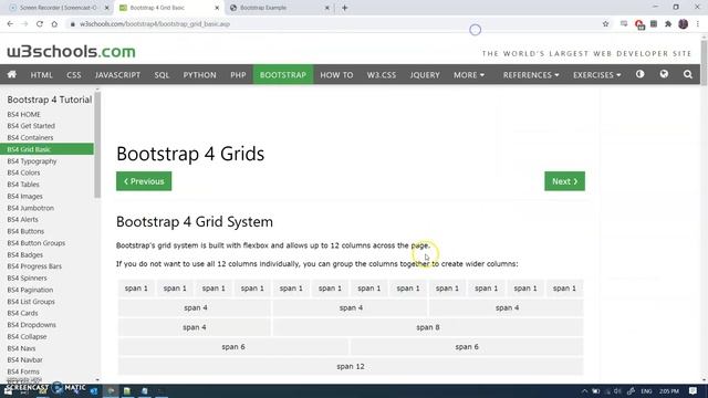 Bootstrap 4 - playing with columns смотреть онлайн