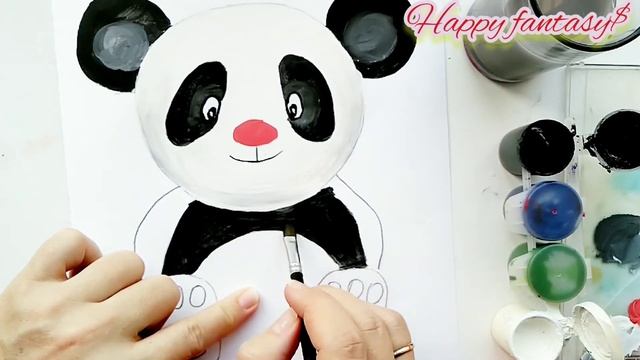 Панда!!? Рисуем вместе с детьми смотреть онлайн