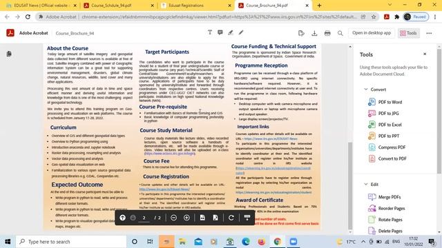 ISRO FREE PYTHON CERTIFICATE COURSE| 12 DAYS GISS& PYTHON ONLINE COURSE смотреть онлайн