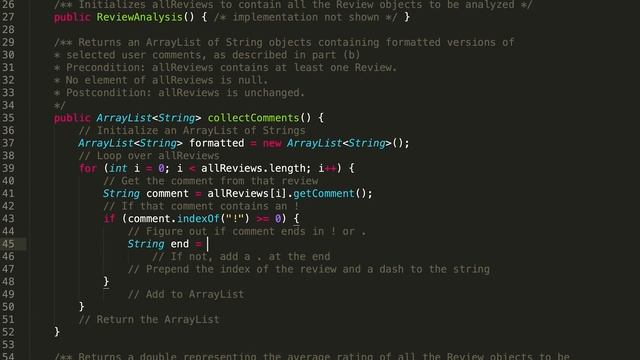2022 AP Computer Science A FRQ #3B смотреть онлайн