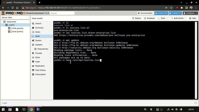 Como atualizar o Proxmox VE смотреть онлайн
