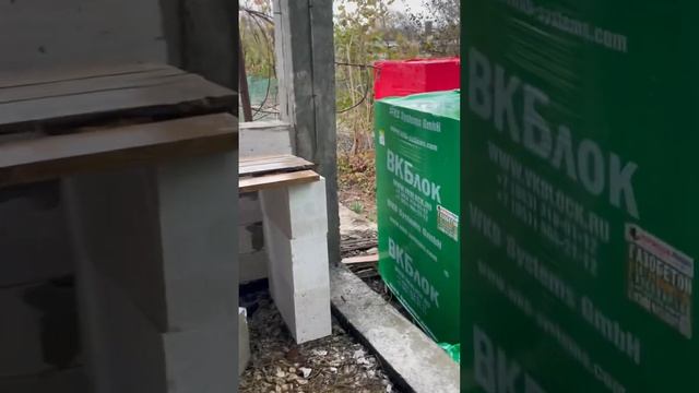 Кладка стен из газобетона