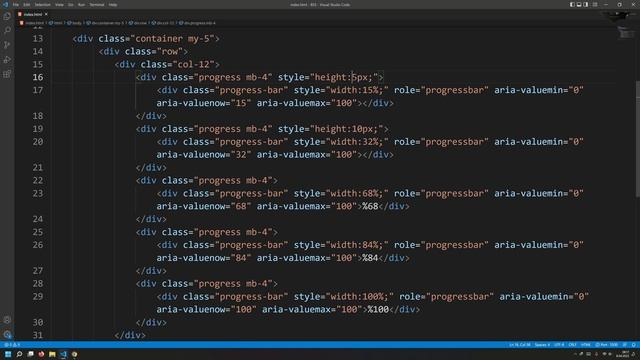 Ders 29 Bootstrap 5 Progressbar Kullanımı смотреть онлайн