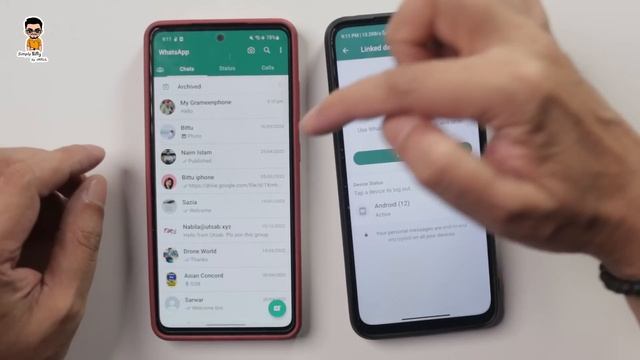 এক WhatsApp দুই মোবাইলে | Use Whatsapp On 2 Different Phones With The Same Number | Imrul Hasan Kha смотреть онлайн