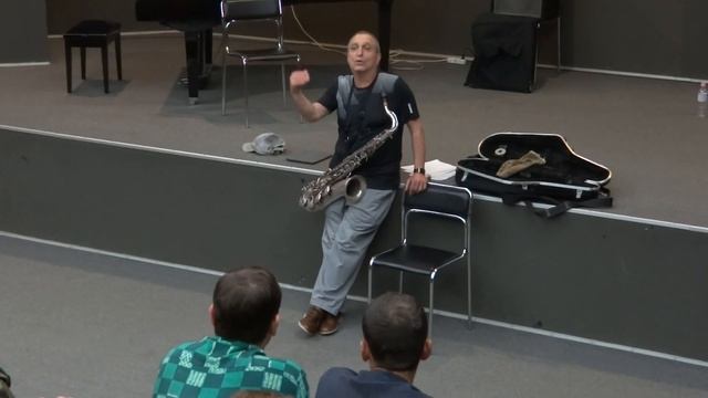George Garzone Master Class - Part 1 смотреть онлайн