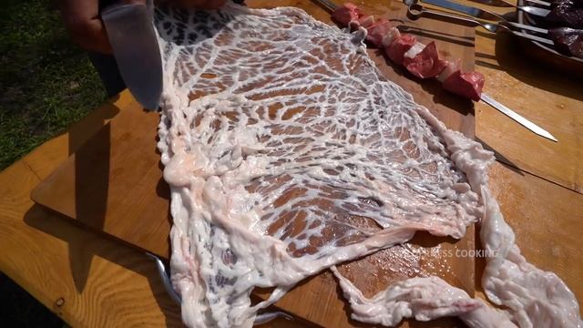 ШАШЛЫК ИЗ ПЕЧЕНИ ЯГНЕНКА /  РЕЦЕПТ ШАШЛЫКА ИЗ ЖАРЕНОЙ ПЕЧЕНИ