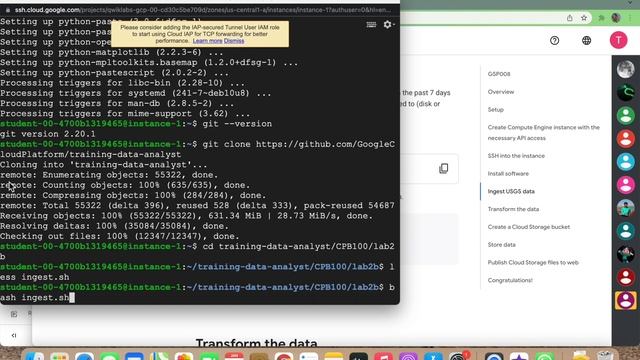 Rent-a-VM to Process Earthquake Data || GSP008 || Qwiklabs смотреть онлайн