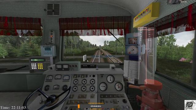 RTrainSim. Сценарий "Поломки на Савелово" Часть 1 смотреть онлайн