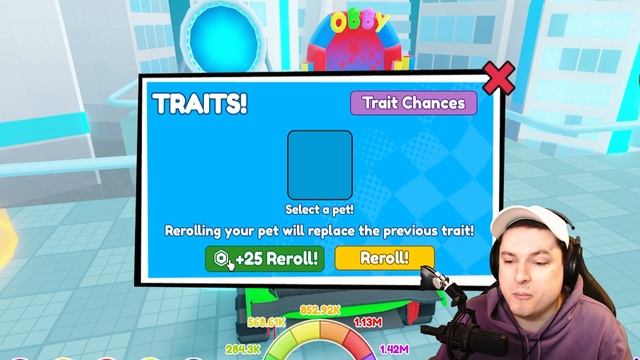NEW SECRET WHEEL PET, PET TRAITS MACHINE AND FREE CAR IN ROBLOX RACE CLICKER смотреть онлайн