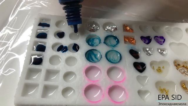 Заготовочки для сережек из смолы. Разные идеи смотреть онлайн