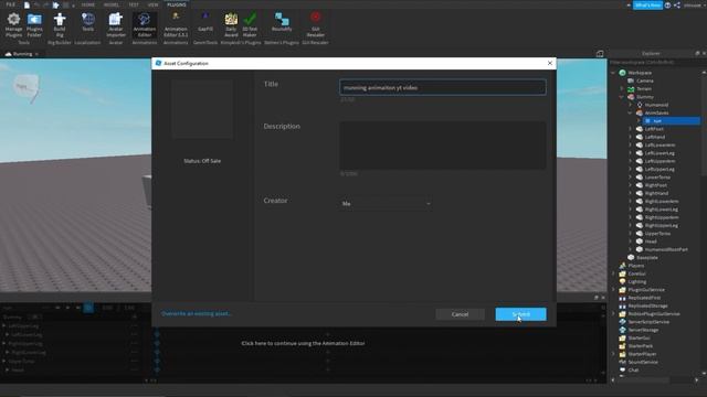 How To Make a Running Animation on Roblox 2020 смотреть онлайн