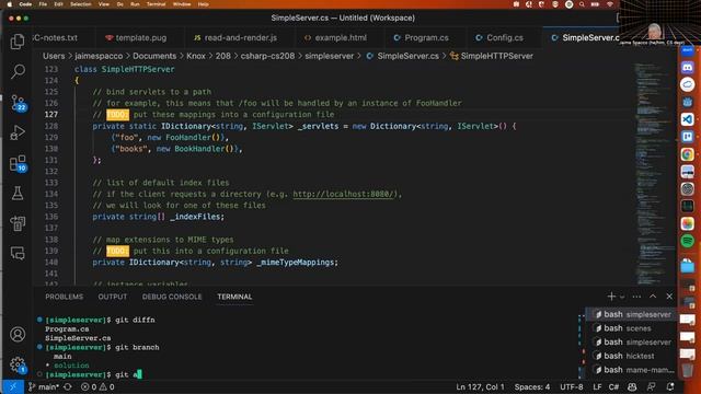 CS 208 C# webserver #5 смотреть онлайн