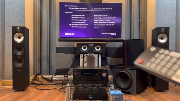 Integra DRX-5.4 / B&W 600 Series / Test Dolby Atmos Demonstration Disc 2014