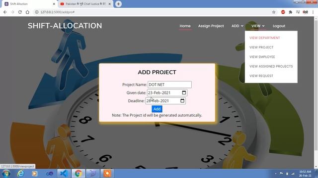 Shift Allocation Project Using Python Mysql Flask смотреть онлайн