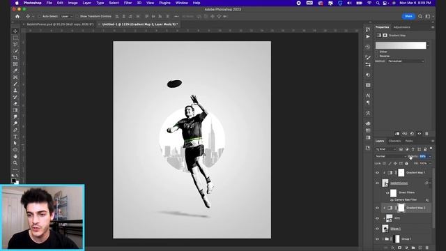 Making a Super Clean Sports Poster | Step-by-Step Photoshop Tutorial смотреть онлайн
