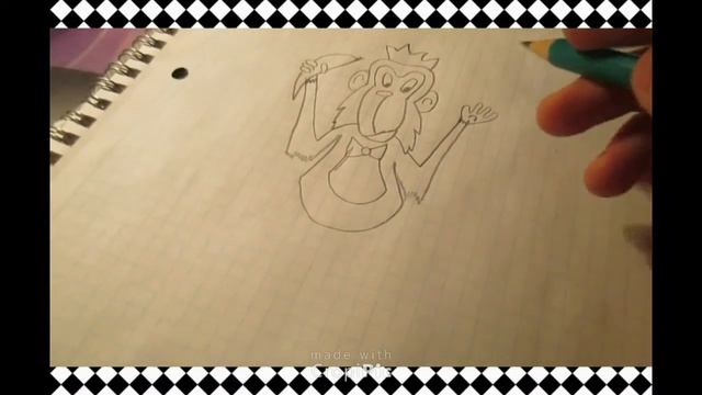 Обезьянка!/Как нарисовать обезьянку смотреть онлайн