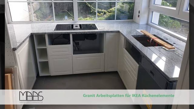 Grenzach-Wyhlen IKEA Küche Mit Viscont White Granit Arbeitsplatten Und Fensterbänke