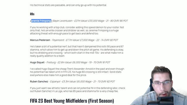 [TTB] FIFA 23 WORLD CUP LEAKS & INFO! - BEST WONDERKIDS TO BUY IN CAREER MODE? смотреть онлайн