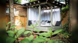 Садовые качели, кровати и гамаки / Идеи для сада и заднего двора