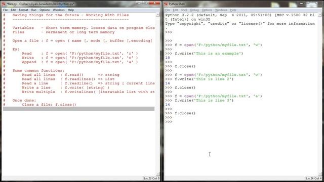 Python Basics - Lesson 7 - Working with Files - Saving for the Future смотреть онлайн