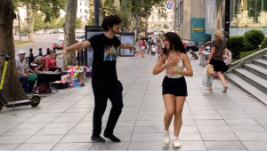 Девушка Танцует Супер В Тбилиси Лезгинка 2023 Lezginka Dance Tufli Mufli ALISHKA Music Айфон Майфон