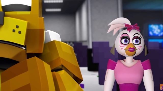 FNAF vs Security Breach?! REACT with Funtime Foxy and Glamrock Chica смотреть онлайн