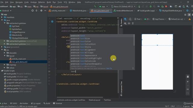 Android Retrofit Fetch Json and Display in GridView || GridView with Image and Text using Retrofit смотреть онлайн