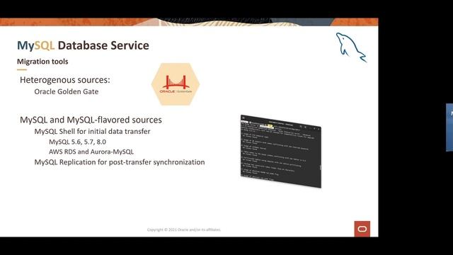 Migrating from Amazon Aurora to MySQL Database Service смотреть онлайн