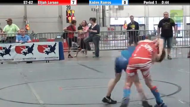 NOVICE 57-62 - Elijah Larsen vs. Kaden Ramos смотреть онлайн