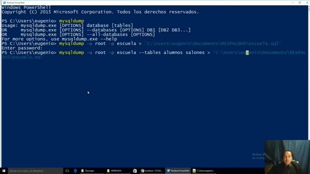 ? Respaldos y restauración de bases de datos de MySQL desde Consola (CURSO PhpMyAdmin) [19] смотреть онлайн