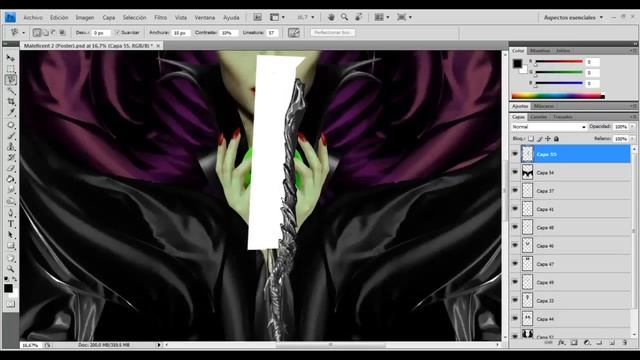 Maleficent / Angelina Jolie - Speed Art (Photoshop) | By Garson смотреть онлайн