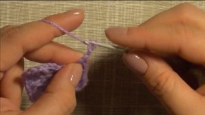 Квадрат крючком рельефными столбиками