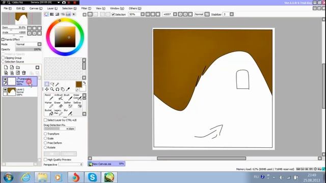 Как пользоваться Paint Tool Sai #2 смотреть онлайн