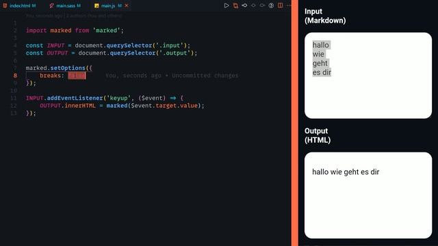 Einfach Markdown-Text zu HTML parsen mit MARKED!! [TUTORIAL] смотреть онлайн