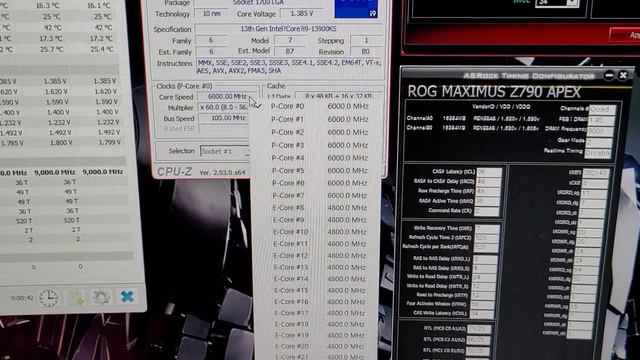 DDR5 OC : 9000MT CL36 (13900KS + Z790 Apex) смотреть онлайн