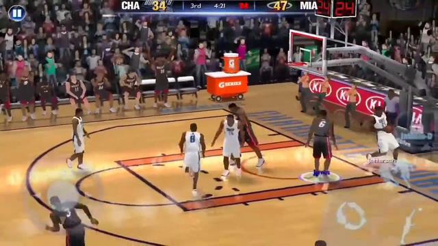 NBA 2K14 (Android) - [MULTISEASON 19th Game] MIAMI HEAT vs CHARLOTTE BOBCATS смотреть онлайн