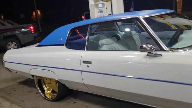 73 chevy impala on 26s. Gold pearl paint 30k @DonkPlanet @DonkmasterTV . car for sale смотреть онлайн