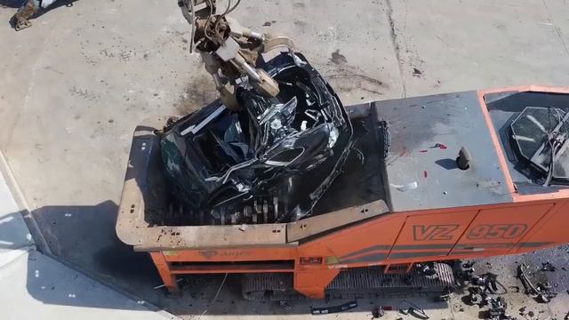 Дробилка ARJES TITAN 950 измельчения автомобиля Mercedes Smart, Skoda Octavia, Porsche Cayenne смотреть онлайн