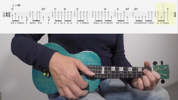 Ride A Cock Horse #ukulele Chords