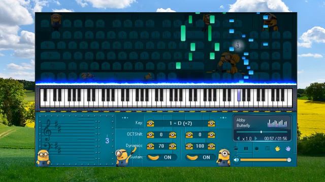 Butterfly Gustav Adolf Merkel - Piano for beginners смотреть онлайн