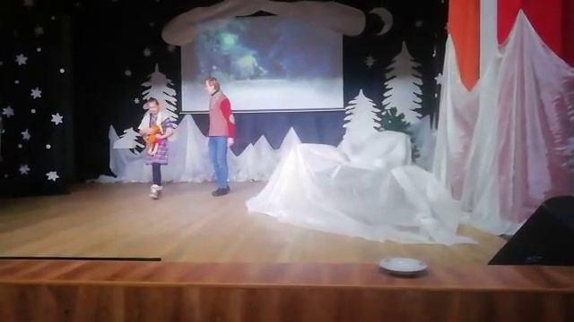 Выступление воскресной школы в доме культуры. Спектакль Рождественская кукла. смотреть онлайн