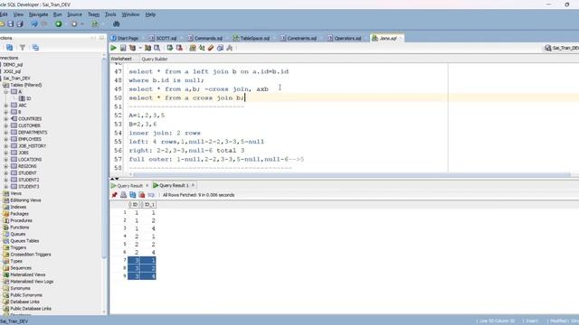 SQL joins with examples including interview questions смотреть онлайн